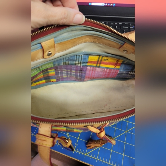 Dooney & Bourke Multicolor Patchwork Tote Preloved - Picture 13 of 16